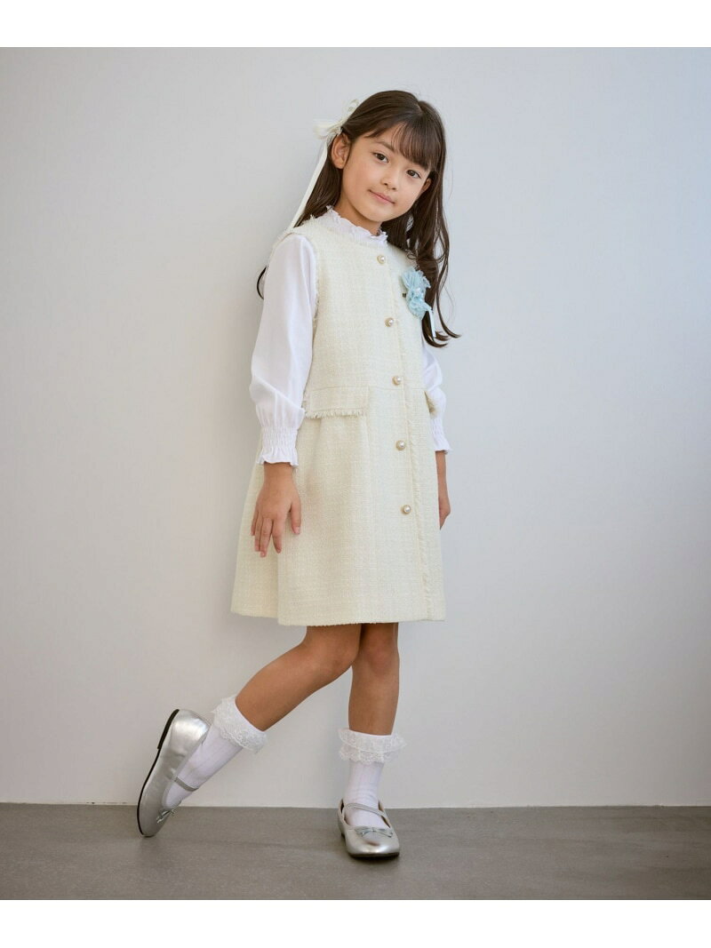 ��KIDS/���å��ۥѡ���ܥ���ĥ����ɥ����ѡ���������/��´���������ˡ��б�����󥯥����� ROPE' PICNIC KIDS ���ڥԥ��˥å� ���ԡ������ɥ쥹 �����ѡ��������� �ۥ磻�� �ͥ��ӡ�������̵����[Rakuten Fashion]