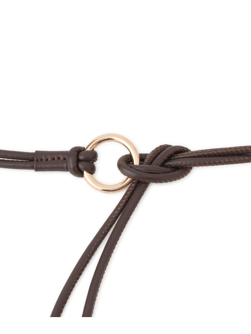 ラウンドバックルロープベルト ROPE' PICNIC PASSAGE ロペピクニック ファッション雑貨 ベルト ブラック[Rakuten Fashion] jadorejunonline-10077814 J’aDoRe JUN ONLINE サンプル画像3