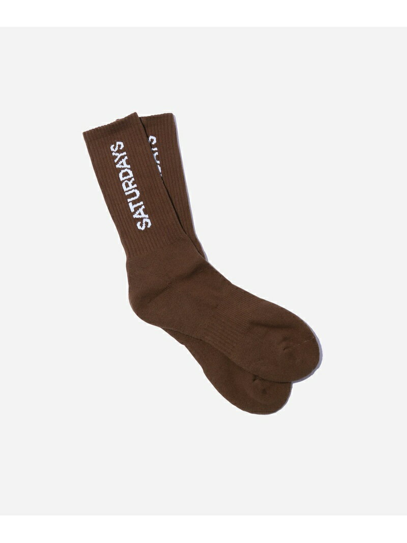 【SALE／30%OFF】Logo Sock Saturdays NYC サタデーズ　ニューヨークシティ 靴下・レッグウェア 靴下 ブラウン ネイビー レッド【RBA_E】[Rakuten Fashion]