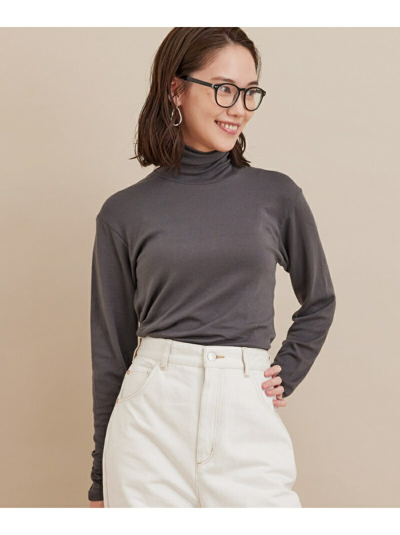 【SALE／30%OFF】【Smile Cotton】タートルネックプルオーバー SALON adam et rope' サロン アダム エ ロペ トップス その他のトップス ホワイト イエロー グレー ブラック【RBA_E】【送料無料】[Rakuten Fashion]