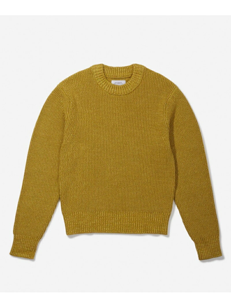 ySALE^50%OFFzGenny Melange Sweater Saturdays NYC T^f[Y@j[[NVeB gbvX jbg O[ lCr[yRBA_Ezyz[Rakuten Fashion]