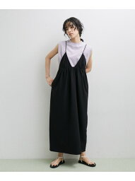 アダムエロペ 服 レディース 【SALE／30%OFF】フクレジャカードコクーンワンピース ADAM ET ROPE' FEMME アダムエロペ ワンピース・ドレス ワンピース ブラック ホワイト【RBA_E】【送料無料】[Rakuten Fashion]