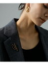 刺繍ワッペンブローチ<Y> SALON adam et rope' サロン アダム エ ロペ アクセサリー・腕時計 ブローチ・コサージュ・バッジ ブラック ホワ...