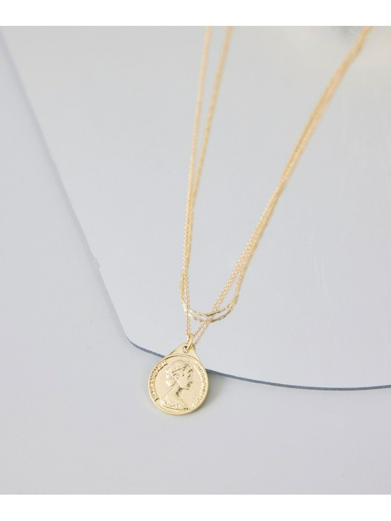【SALE／5%OFF】コインモチーフ Wチェーンネックレス ROPE' PICNIC PASSAGE ロペピクニック アクセサリー・腕時計 ネックレス シルバー ゴールド【RBA_E】【先行予約】*[Rakuten Fashion] jadorejunonline-10078663 J’aDoRe JUN ONLINE サンプル画像2