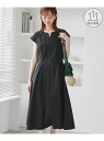 【吸水速乾】ウエストタックカットワンピース ROPE' PICNIC ロペピクニック ワンピース・ドレス ワンピース グリーン ブラック【送料無料】[Rakut...