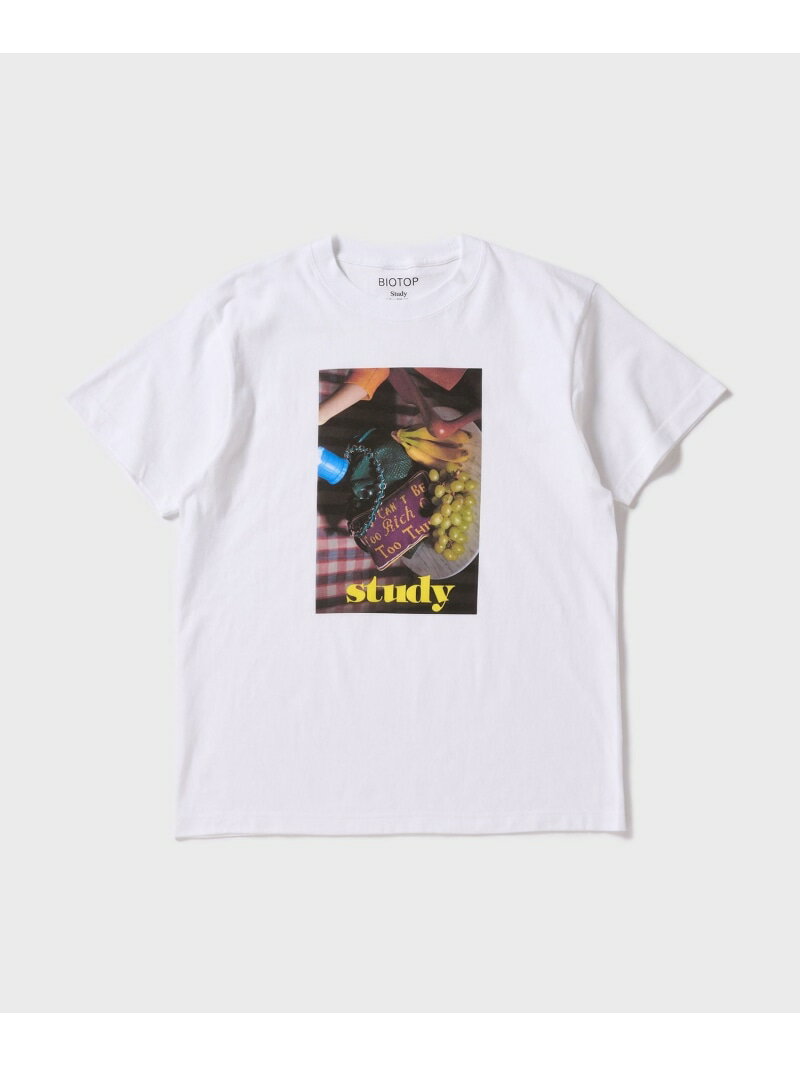 Rakuten - 【STUDY for BIOTOP】Photo T-Shirts 26SS bonjour records ボンジュールレコード トップス カットソー・Tシャツ ホワイト【送料無料】[Rakuten Fashion]
