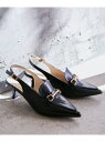 【SALE/50%OFF】スリングバックビットパンプス Juze ビス シューズ・靴 パンプス ブラウン ブラック【RBA_E】[Rakuten Fashion...