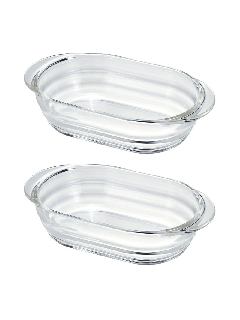 ＜SPECIAL PRICE＞【HARIO】【2個セット】耐熱ガラス製グラタン皿 2個セット SALON adam et rope' サロン アダム エ ロペ 食器・調理器具・キッチン用品 食器・皿 ネイビー[Rakuten Fashion]