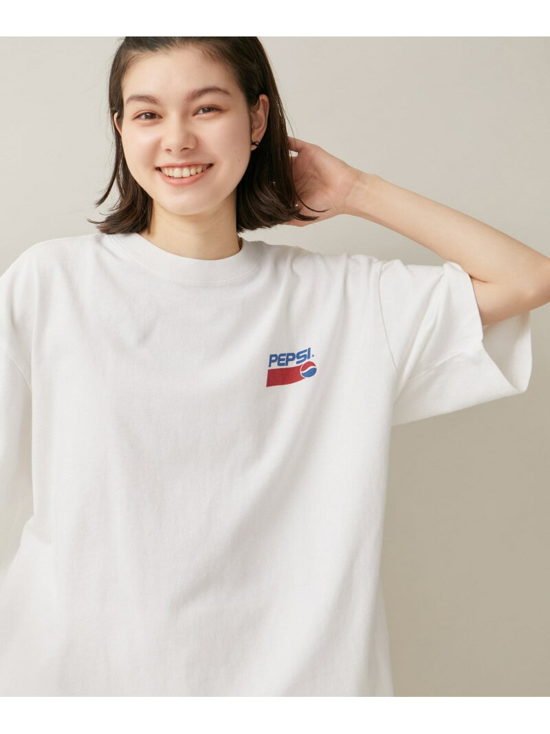 【DISCUS ATHLETIC*PEPSI】プリントTシャツ ROPE PICNIC R ロペピクニック トップス カットソー・Tシャツ ホワイト【先行予約】*【送料無料】[Rakuten Fashion]