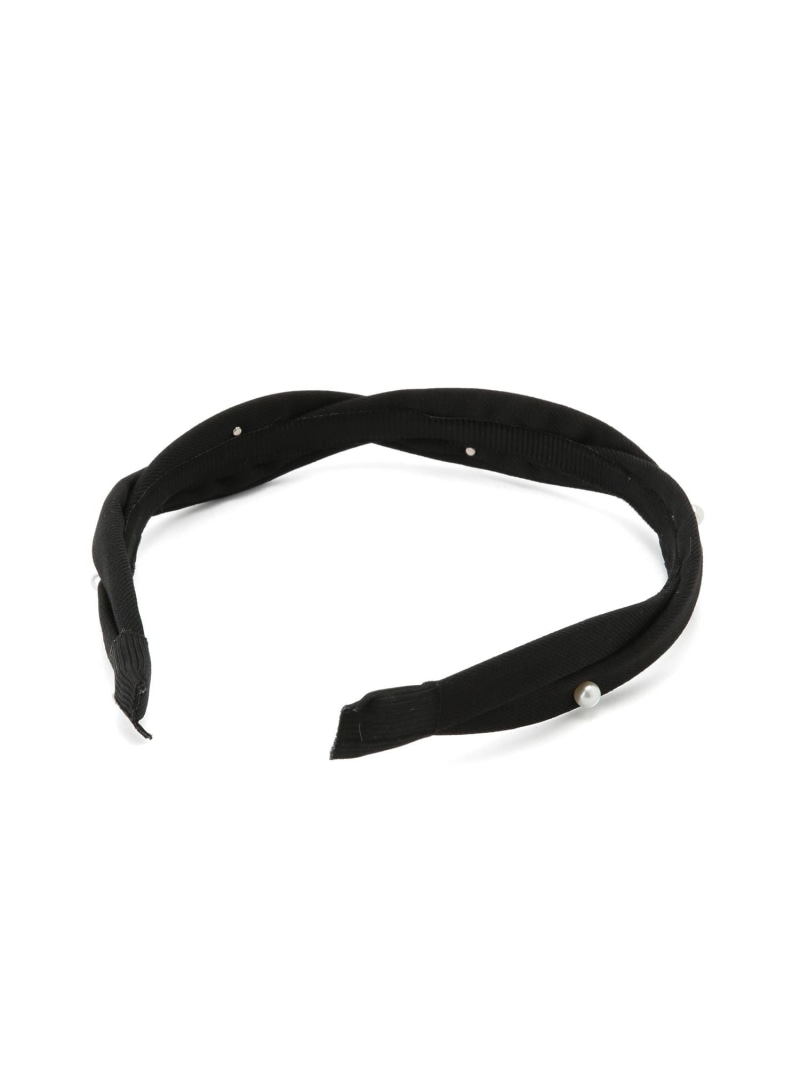 【SALE／55%OFF】パールポイントツイストカチューシャ ROPE' PICNIC PASSAGE ロペピクニック ヘアアクセサリー カチューシャ・ヘアバンド ブラック ホワイト【RBA_E】[Rakuten Fashion] jadorejunonline-10051566 J’aDoRe JUN ONLINE サンプル画像3