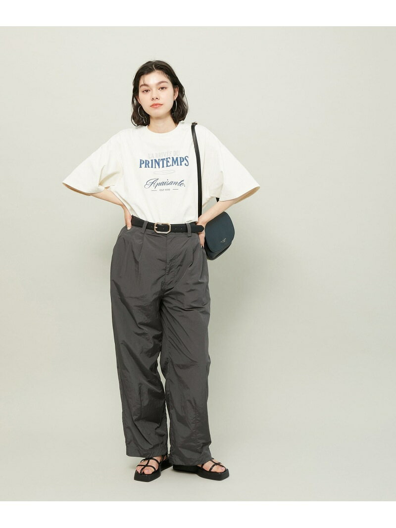 【SALE／50%OFF】ナイロンコクーンパンツ/セットアップ対応 ROPE' PICNIC R ロペピクニック パンツ その他のパンツ ホワイト グレー【RBA_E】[Rakuten Fashion] jadorejunonline-10057736 J’aDoRe JUN ONLINE サンプル画像3