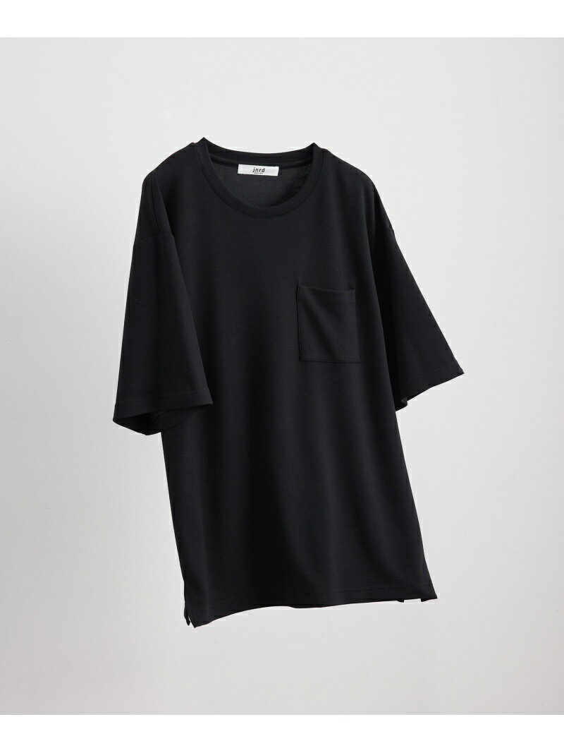 エアーシルケットクルーネックプルオーバー JUNRed ジュンレッド トップス カットソー Tシャツ ブラック ホワイト ブラウン ブルー Rakuten Fashion