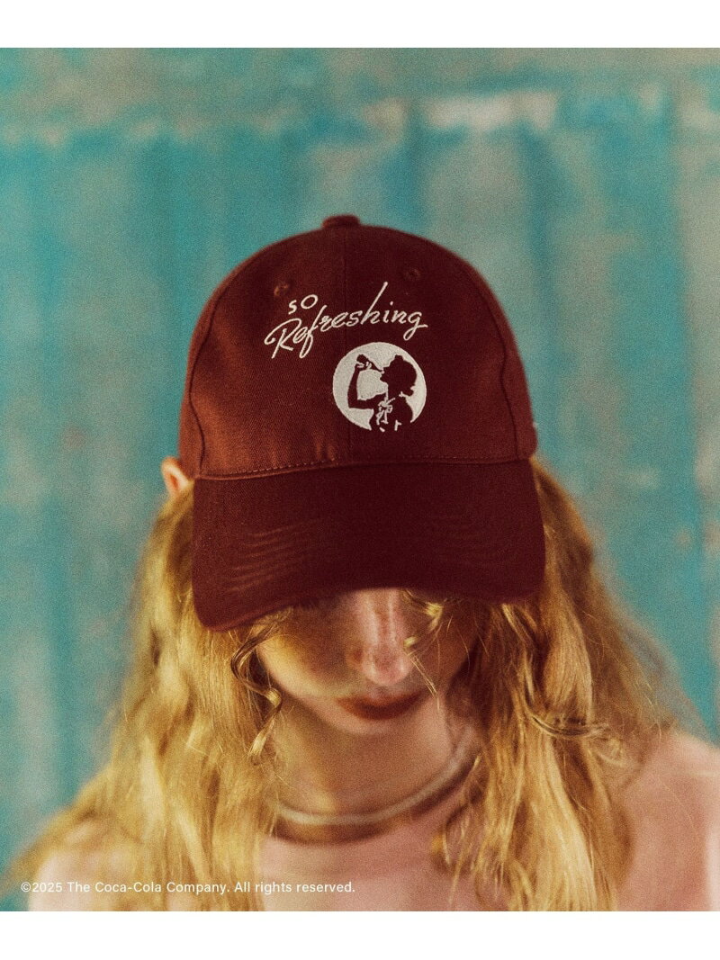 【SALE／30%OFF】【Coca-Cola】VIS別注エンブロイダリーキャップ VIS ビス 帽子 キャップ ブラック ワ..