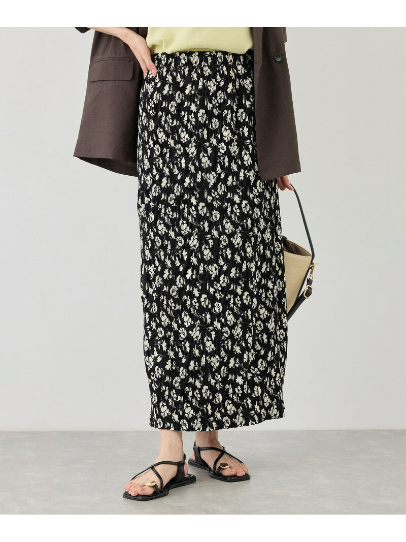 フラワープリーツスカート ROPE' PICNIC ロペピクニック スカート その他のスカート ブラック[Rakuten Fashion] jadorejunonline-10076785 J’aDoRe JUN ONLINE サンプル画像2