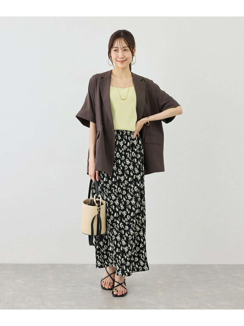 フラワープリーツスカート ROPE' PICNIC ロペピクニック スカート その他のスカート ブラック[Rakuten Fashion] jadorejunonline-10076785 J’aDoRe JUN ONLINE サンプル画像3