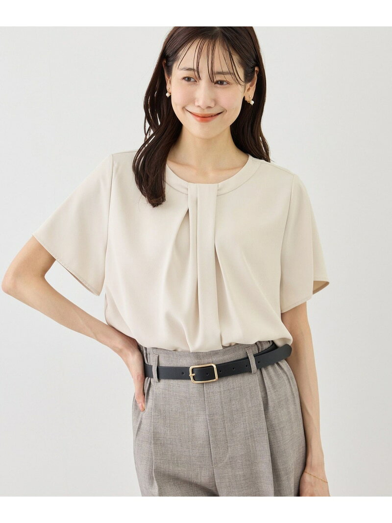 フロントタックタイハーフスリーブブラウス ROPE' PICNIC ロペピクニック トップス シャツ・ブラウス ネイビー ホワイト ベージュ ブルー【送料無料】[Rakuten Fashion] jadorejunonline-10076788 J’aDoRe JUN ONLINE パッケージ画像