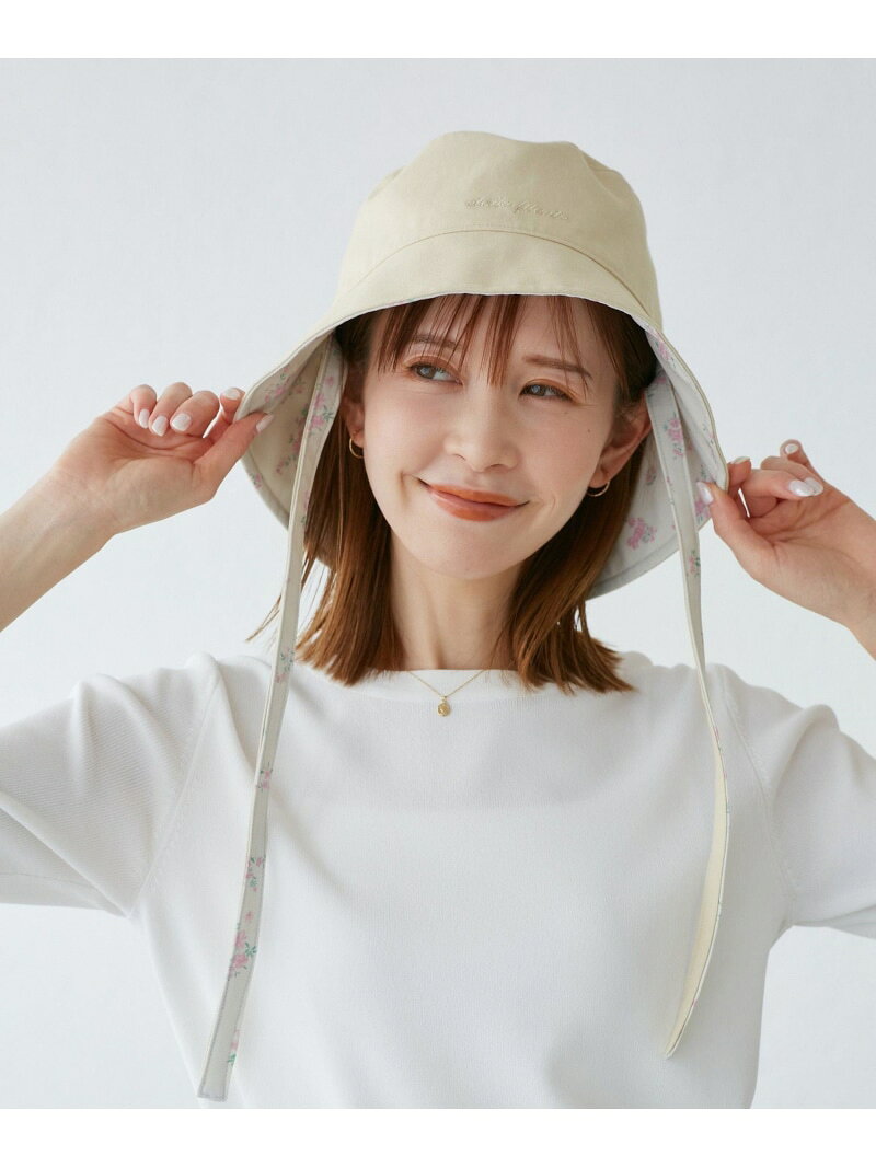 【SALE／70%OFF】【UVカット・前後2WAY】マルチウェイフラワーリバーシブルハット ROPE' PICNIC PASSAGE ロペピクニック 帽子 ハット ベージュ ブラック【RBA_E】[Rakuten Fashion] jadorejunonline-10065458 J’aDoRe JUN ONLINE サンプル画像2