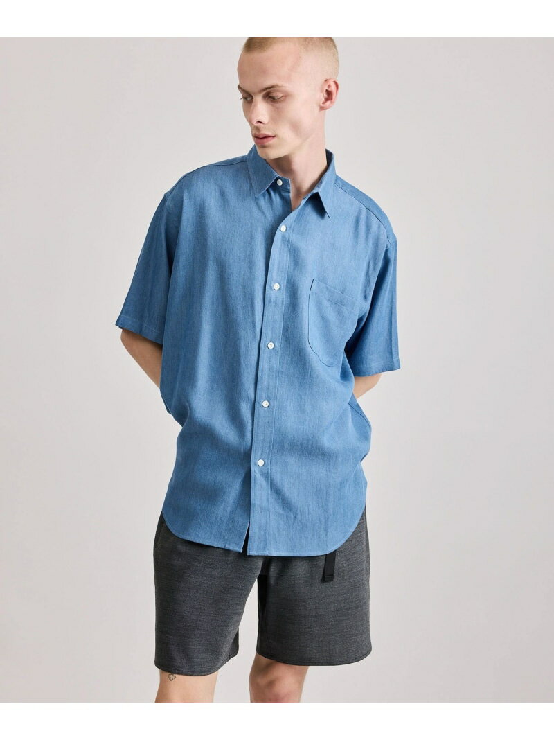 Rakuten - 【SALE／20%OFF】Luca Chambray SS Shirt Saturdays NYC サタデーズ　ニューヨークシティ トップス シャツ・ブラウス ブルー【RBA_E】【送料無料】[Rakuten Fashion]