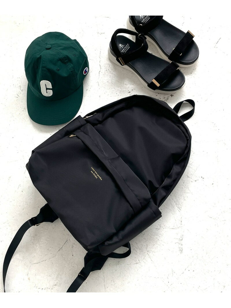 A4対応・撥水加工/リサイクルポリエステルツイルリュック ROPE' PICNIC PASSAGE ロペピクニック バッグ リュック・バックパック ブラック グレー ベージュ ブルー【送料無料】[Rakuten Fashion]のサムネイル