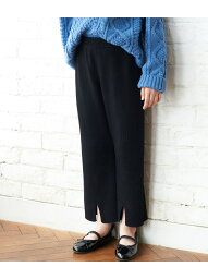 【SALE／35%OFF】【ROPE' PICNIC KIDS】【UVカット&マシンウォッシャブル】ニットパンツ ROPE' PICNIC ロペピクニック パンツ その他のパンツ ブラック ピンク【RBA_E】[Rakuten Fashion]