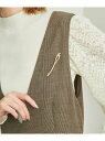 【SALE/20%OFF】スリムメタルパールポイントブローチ ROPE' PICNIC PASSAGE ロペピクニック アクセサリー・腕時計 ブローチ・コサージ...