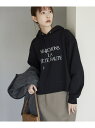【SALE/55%OFF】刺繍ロゴ裏毛フーディー ROPE' PICNIC ロペピクニック トップス パーカー・フーディー グレー ブラック ピンク ホワイト【...