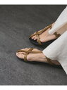 【MOHI(モヒ)】サンダル SALON adam et rope' サロン アダム エ ロペ シューズ・靴 サンダル ベージュ ブラック【送料無料】[Raku...