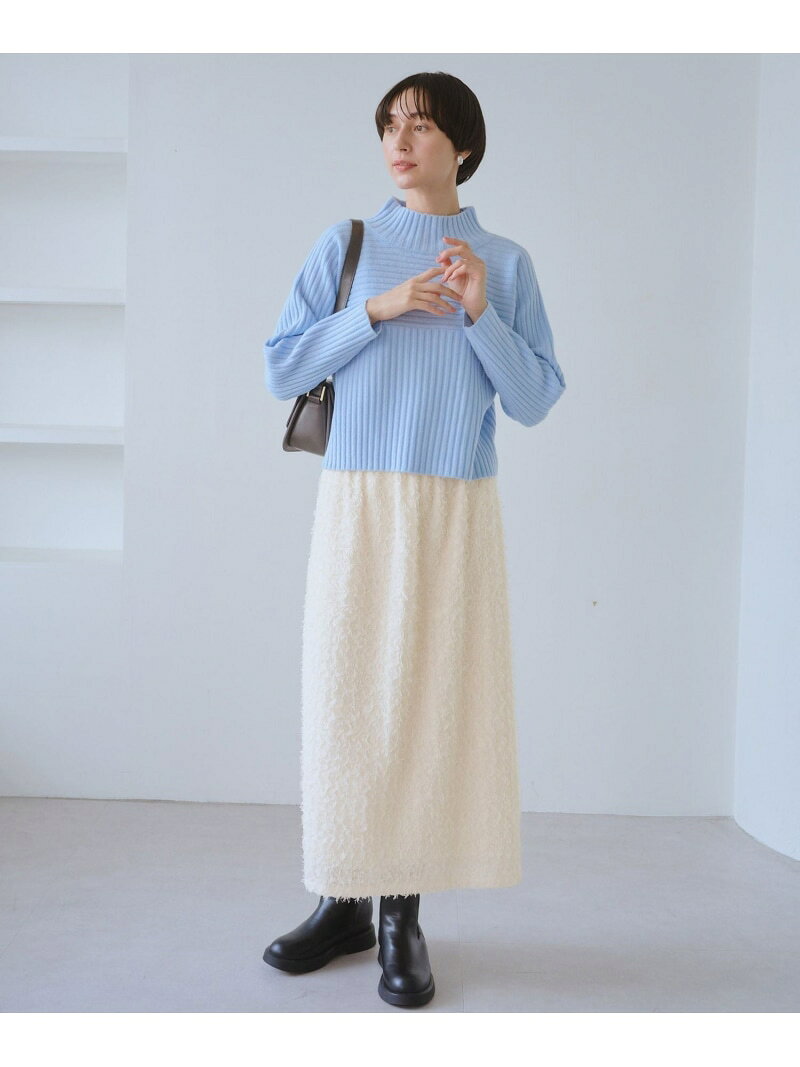 【SALE／50%OFF】チュールフリルアイラインスカート ROPE' PICNIC ロペピクニック スカート その他のスカート ベージュ ブラック【RBA_E】[Rakuten Fashion] jadorejunonline-10071522 J’aDoRe JUN ONLINE サンプル画像3
