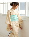 【KIDS/キッズ】浴衣キャミワンピースセット ROPE' PICNIC KIDS ロペピクニック 着物・浴衣・和装小物 浴衣 ネイビー ホワイト【送料無料】[...