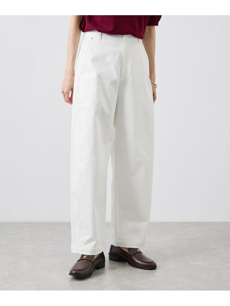 【SALE／20%OFF】セミバレルパンツ ROPE' PICNIC ロペピクニック パンツ その他のパンツ ブラック ホワイト【RBA_E】【送料無料】[Rakuten Fashion] jadorejunonline-10077677 J’aDoRe JUN ONLINE サンプル画像2