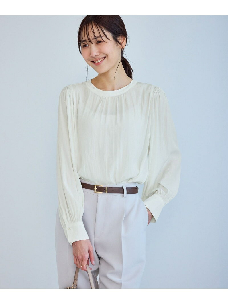 【SALE／50%OFF】ボリュームスリーブブラウス ROPE' PICNIC ロペピクニック トップス シャツ・ブラウス ホワイト【RBA_E】[Rakuten Fashion] jadorejunonline-10074355 J’aDoRe JUN ONLINE サンプル画像2