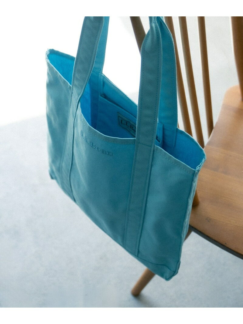 L.L.Bean/エル・エル・ビーン record tote bag for bonjor records exclusive bonjour records ボンジュールレコード バッグ トートバッグ ピンク ブルー【先行予約】*【送料無料】[Rakuten Fashion]