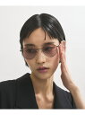 ボストンメタルフレームUVカットグラス ADAM ET ROPE' FEMME アダムエロペ ファッション雑貨 サングラス シルバー【送料無料】[Rakuten...