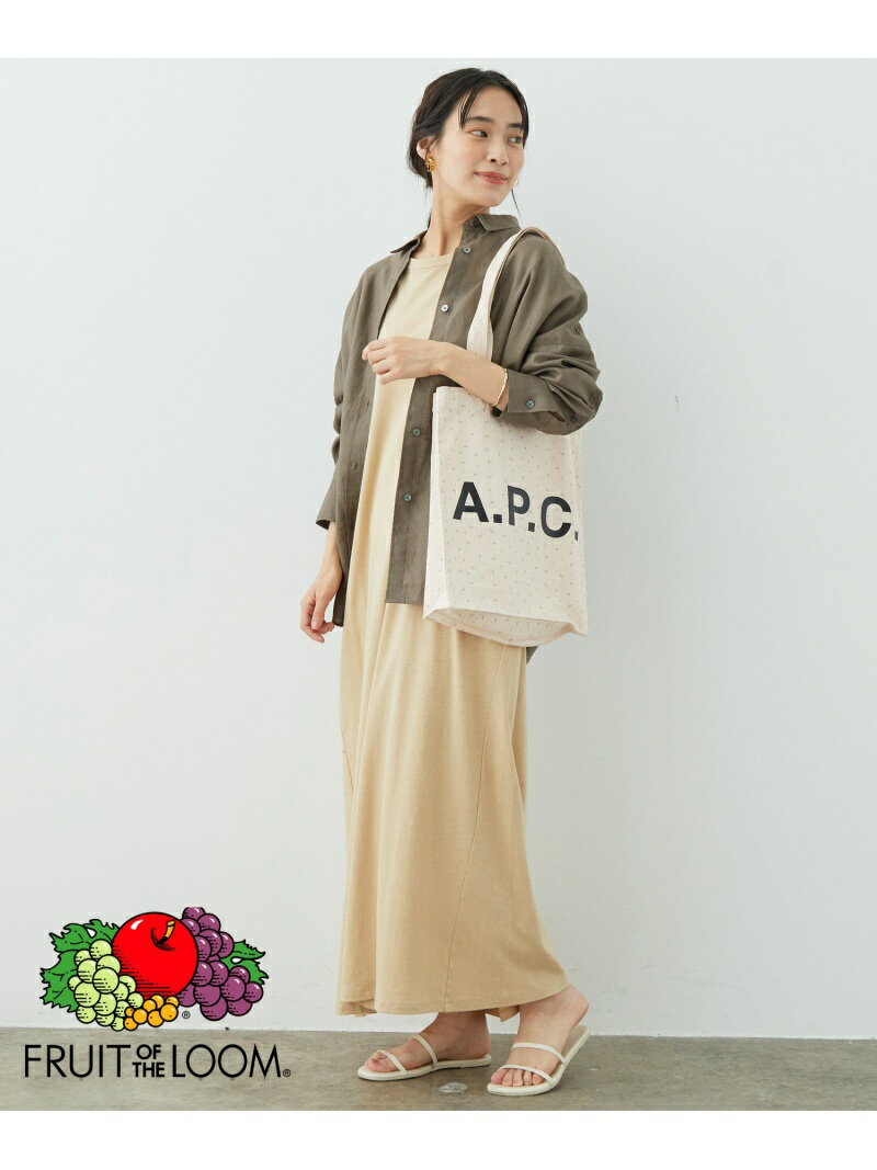 楽天市場 Sale 50 Off Fruit Of The Loom For Salon Tシャツワンピース Salon Adam Et Rope サロン アダム エ ロペ ワンピース ワンピースその他 ベージュ カーキ パープル オレンジ Rba E 送料無料 Rakuten Fashion J Adore Jun Online