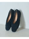 【SALE/70%OFF】ボアフラットパンプス Juze ビス シューズ・靴 バレエシューズ ベージュ ピンク ブラック【RBA_E】[Rakuten Fash...