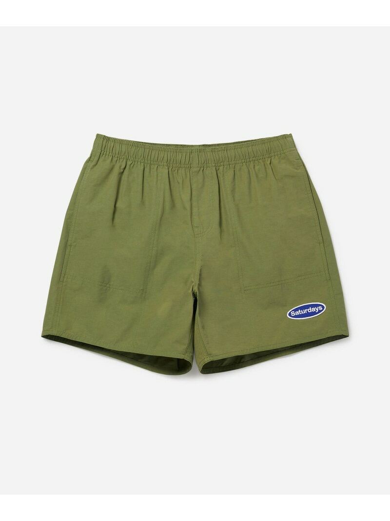 【SALE／40%OFF】Talley Patch Logo Swimshort Saturdays NYC サタデーズ　ニューヨークシティ 水着・スイムグッズ 水着 カーキグリーン ベージュ パープル【RBA_E】【送料無料】[Rakuten Fashion]