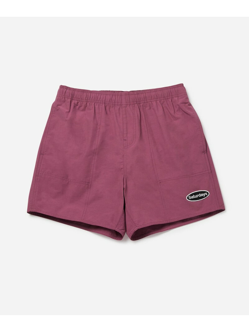 【SALE／40%OFF】Talley Patch Logo Swimshort Saturdays NYC サタデーズ　ニューヨークシティ 水着・スイムグッズ 水着 カーキグリーン ベージュ パープル【RBA_E】【送料無料】[Rakuten Fashion]