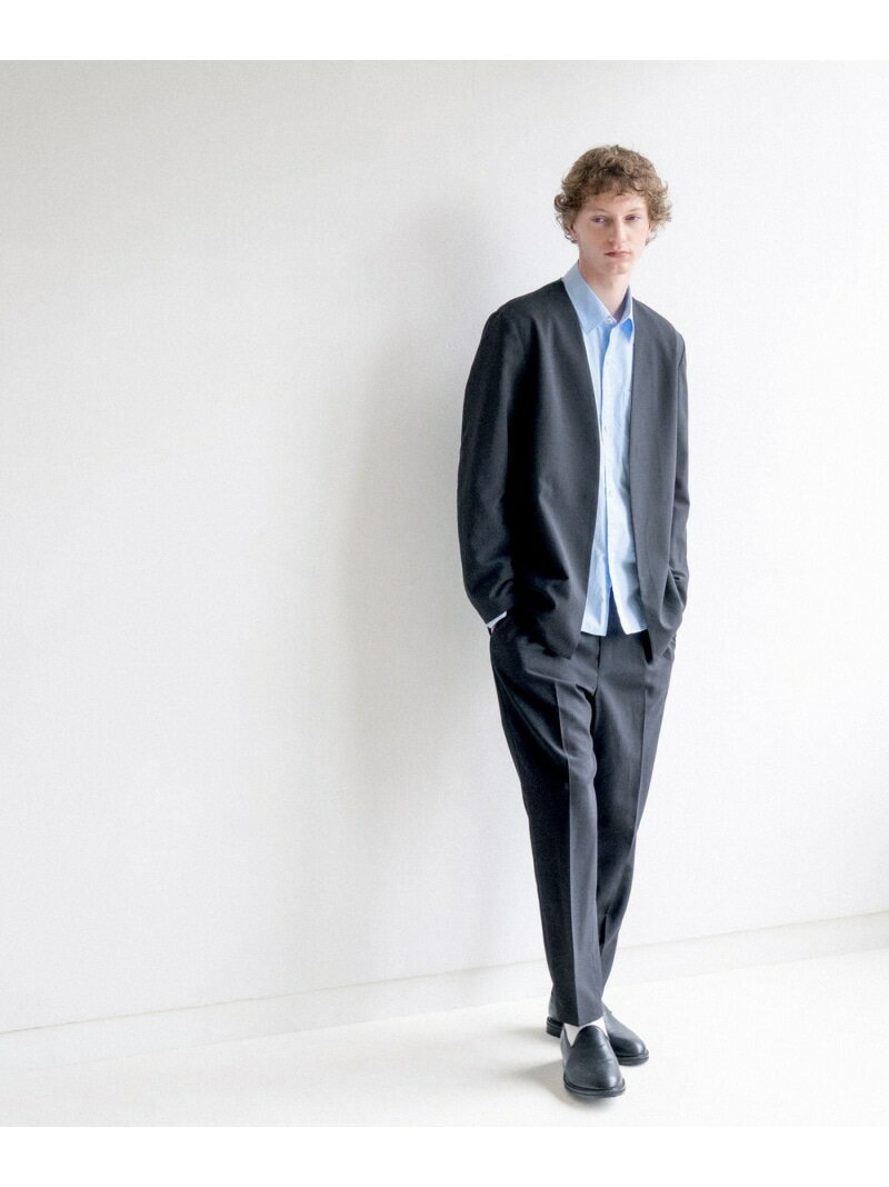 Trousers, Bottoms - 【COVEROSS/カバロス】ノーカラージャケット*イージースラックス セットアップ / ロングシーズン着用可能 ADAM ET ROPE' HOMME アダムエロペ スーツ・フォーマル セットアップスーツ ネイビー ブラック カーキグリーン【送料無料】[Rakuten Fashion]
