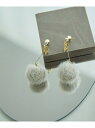【SALE/20%OFF】ミニバーフェイクファーイヤリング ROPE' PICNIC PASSAGE ロペピクニック アクセサリー・腕時計 イヤリング・イヤーカ...
