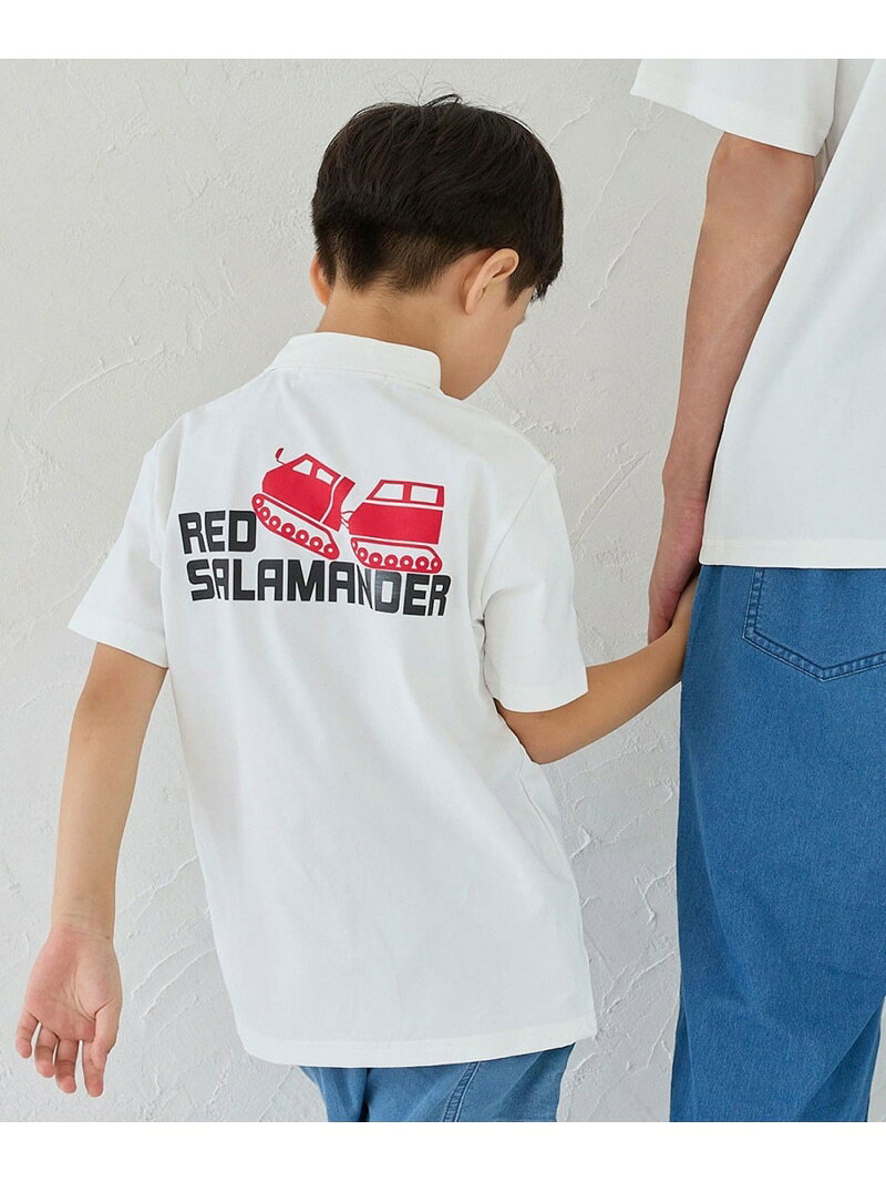 【KIDS】【Red Salamander】プリントポロ j.n.r.d ジュン スタンダード ピックス トップス ポロシャツ レッド ネイビー ホワイト【送料無料】[Rakuten Fashion]