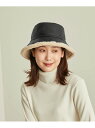 【SALE/65%OFF】フェイクレザー*ボアリバーシブルハット ROPE' PICNIC PASSAGE ロペピクニック 帽子 ハット ブラック ベージュ【R...
