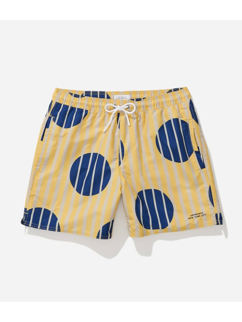 SALE50%OFFTimothy Striped Polka Dot Swim Short Saturdays NYC ǡ˥塼衼ƥ 塦॰å  RBA_E̵ۡ[Rakuten Fashion]