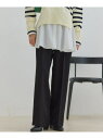 【SALE/30%OFF】【セットアップ対応】ウールライクメランジワイドパンツ【アンチピリング・洗える】 VIS ビス パンツ スラックス・ドレスパンツ グレー...