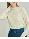 【SALE/50%OFF】パール使いニットプルオーバー ROPE' PICNIC ロペピクニック トップス ニット ピンク パープル ネイビー ホワイト【RBA...