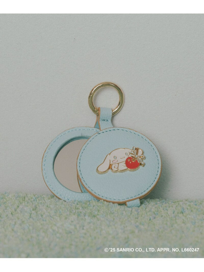 【シナモロール】VIS別注ミラーチャーム VIS ビス ファッション雑貨 チャーム・キーチェーン ベージュ[..