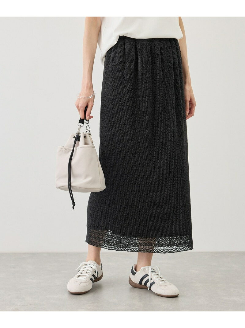 【SALE／20%OFF】レースアイラインプリーツスカート ROPE' PICNIC ロペピクニック スカート その他のスカート ブラウン ホワイト ブラック【RBA_E】【送料無料】[Rakuten Fashion] jadorejunonline-10076182 J’aDoRe JUN ONLINE サンプル画像2