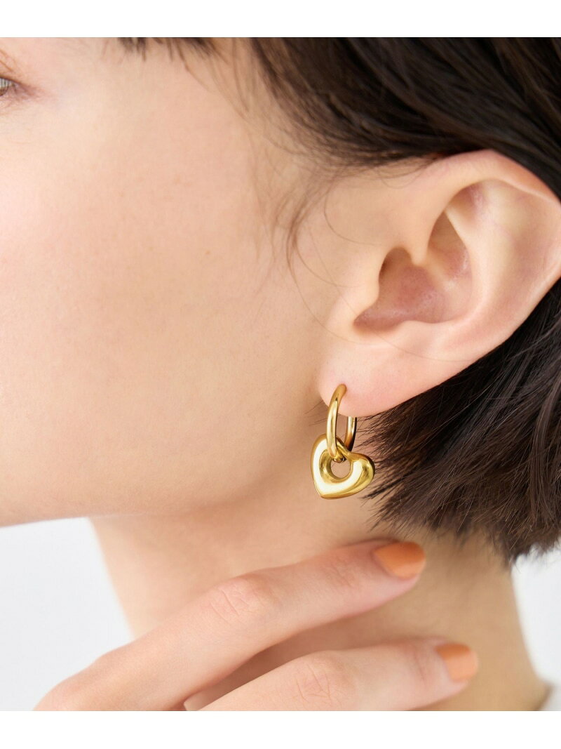 ステンレスパフィーハートピアス ROPE' PICNIC PASSAGE ロペピクニック アクセサリー・腕時計 ピアス シルバー ゴールド[Rakuten Fashion] jadorejunonline-10076400 J’aDoRe JUN ONLINE サンプル画像2