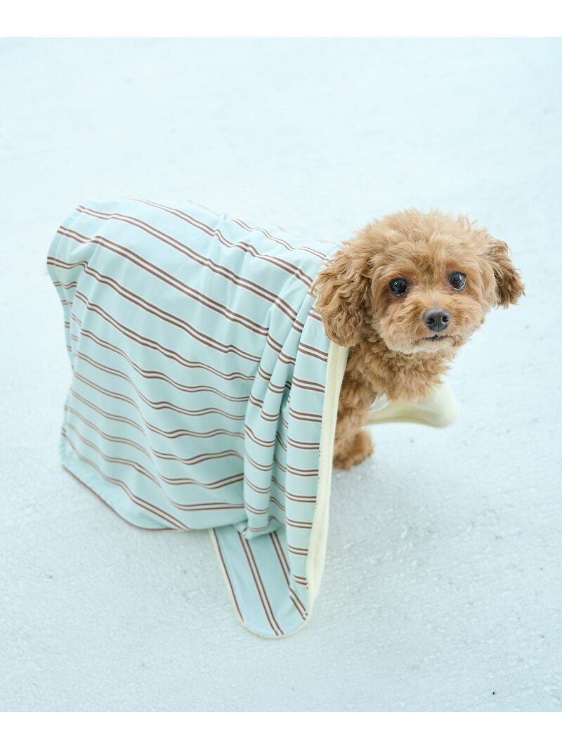 【DOG】マルチストライプひんやりブランケット ROPE' PICNIC PASSAGE ロペピクニック ペット用品 ペットウェア・ペット服 イエロー[Rakuten Fashion]