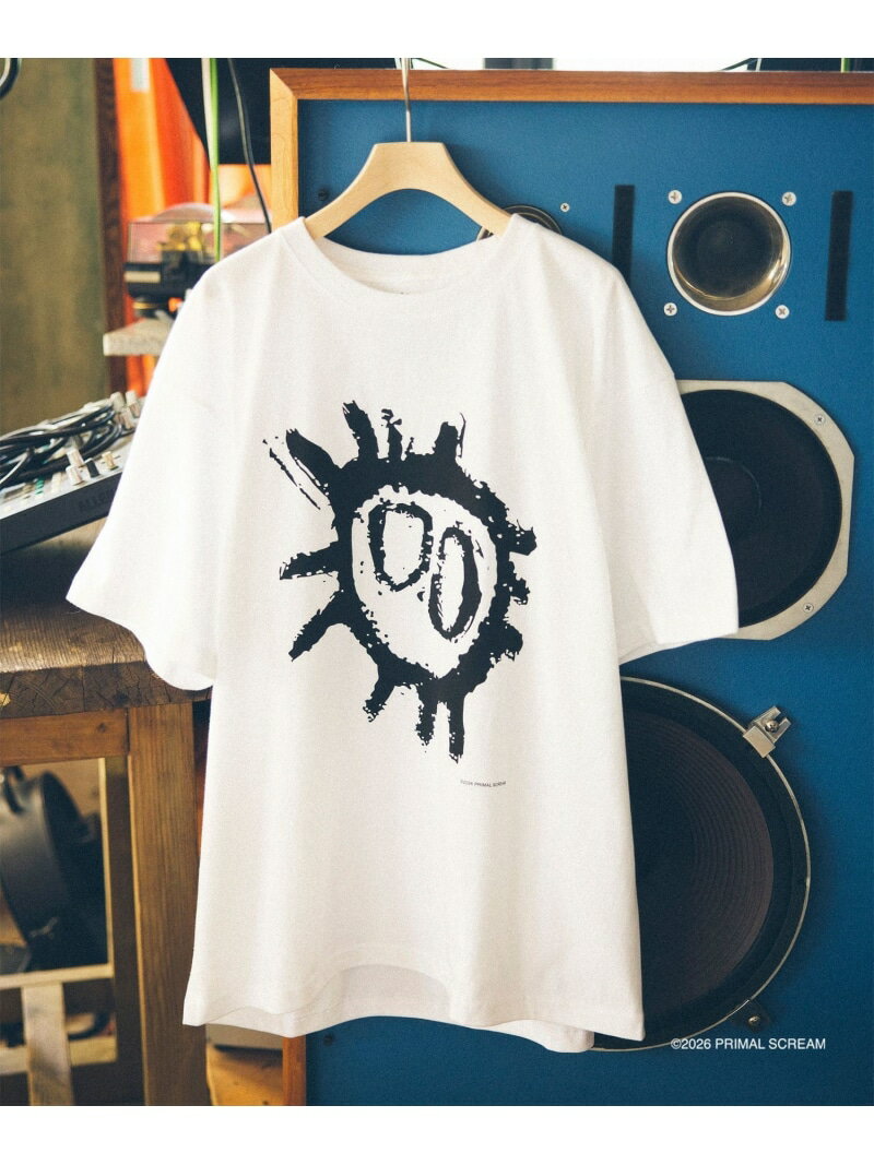 Primal Scream/プライマル・スクリーム for bonjour records Official T-shirt bonjour records ボンジュールレコード トップス カットソー・Tシャツ ホワイト【先行予約】*【送料無料】[Rakuten Fashion]