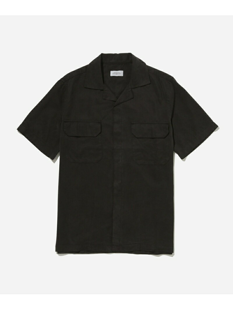 【SALE／30%OFF】Gibson SS Shirt Saturdays NYC サタデーズ ニューヨークシティ トップス シャツ・ブラウス ブラック ホワイト ブルー【RBA_E】【送料無料】[Rakuten Fashion]